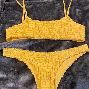 Yellow bikini